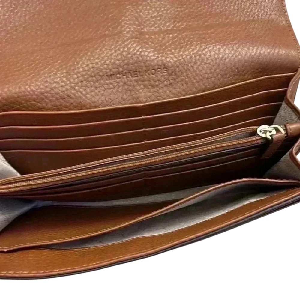 Michael Kors Brown Leather Wallet - Picture 3 of 6